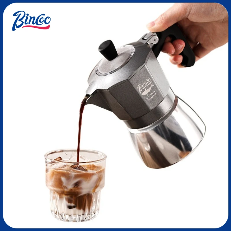 Hero Coffee Equipment - Cafetera Moka Bincoo de 2 Tazas