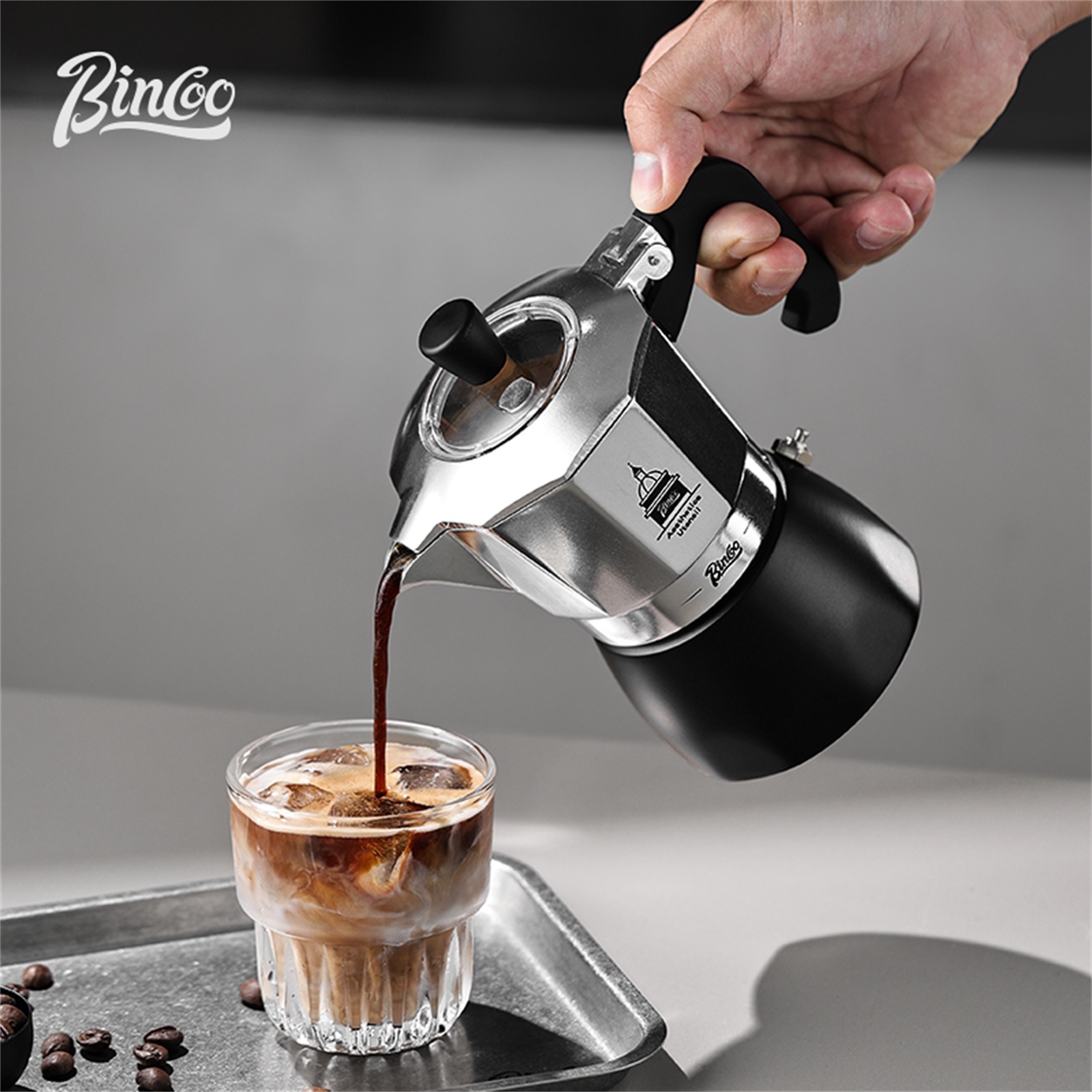 Hero Coffee Equipment - BINCOO Olla Moka de doble válvula,