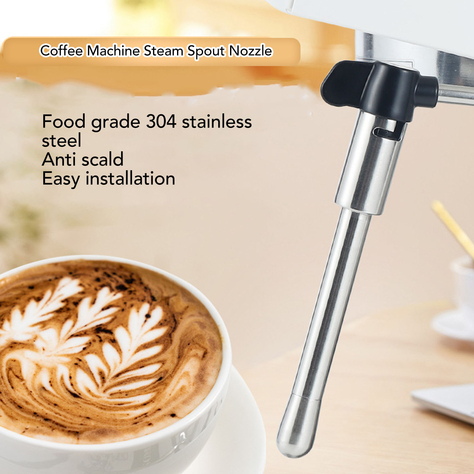 Steam Wand Tip - Varita de vapor para cafetera, cafetera