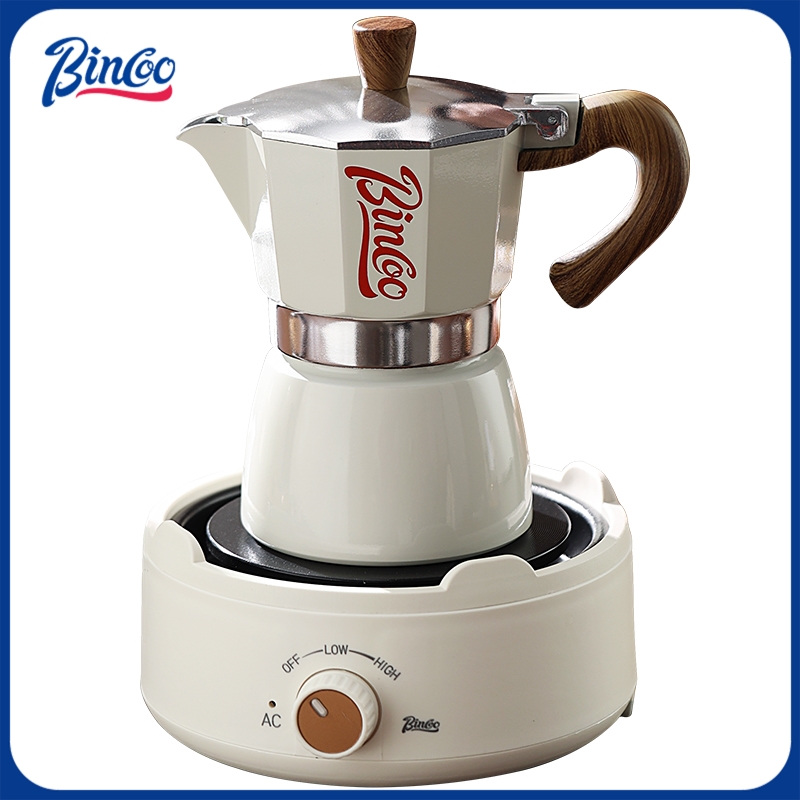 Hero Coffee Equipment - Bincoo Moka Pot y Estufa Eléctrica