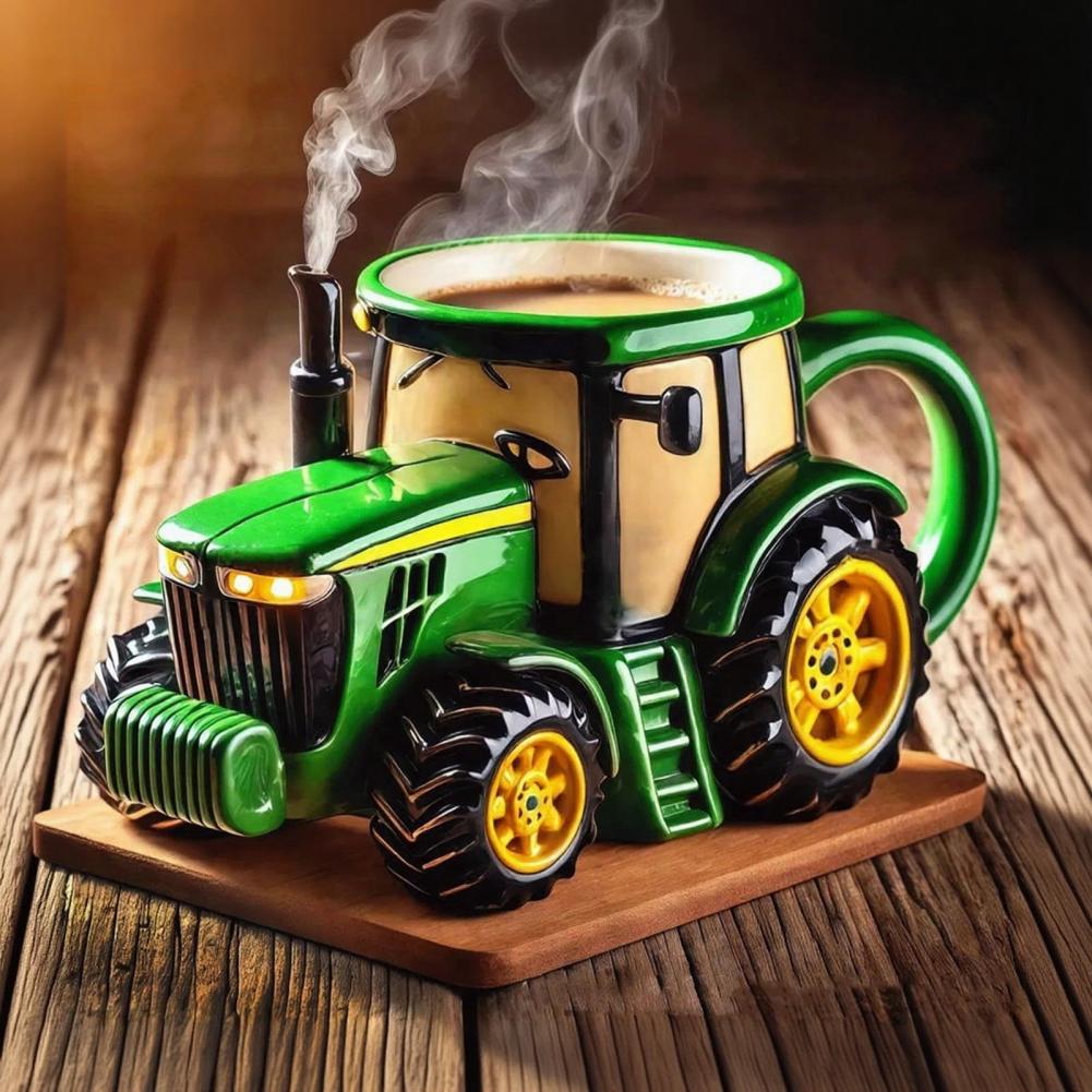 Coffee Equipment Gift - Taza de café de Tractor hecha