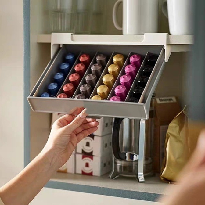 Soporte para cápsulas de café, - Coffee Equipment Organizer reseña y precio