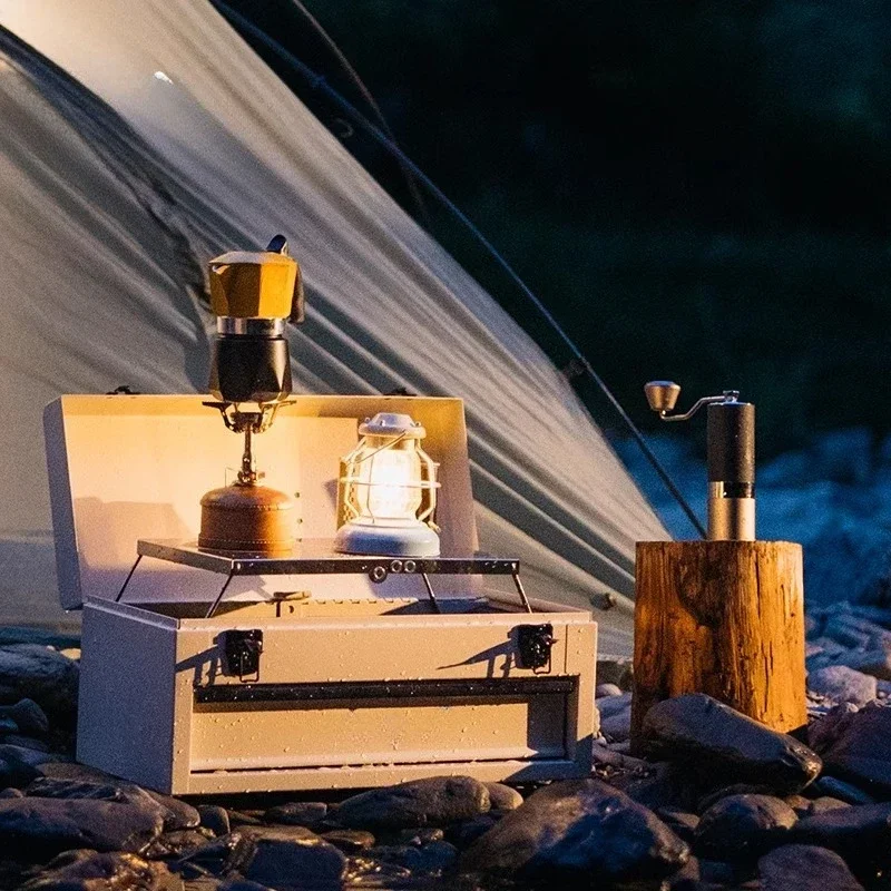 Caja de Café para Camping, Caf - Coffee Equipment Gift reseña y precio