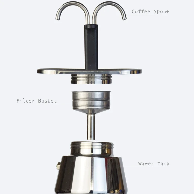 Mini olla Moka de 200ML, doble - Hero Coffee Equipment reseña y precio