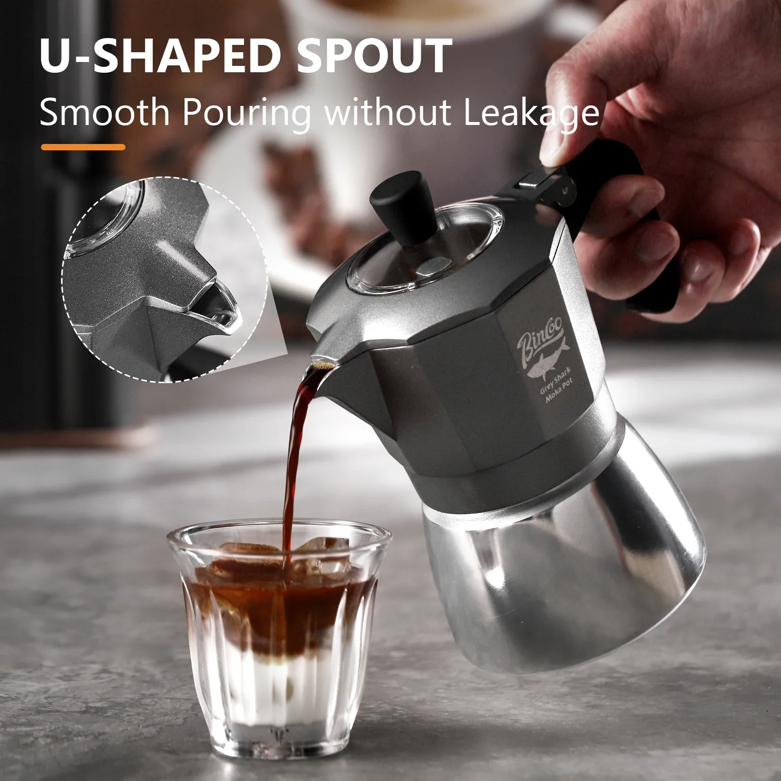 Cafetera Moka Bincoo de 2 Taza - Hero Coffee Equipment reseña y precio
