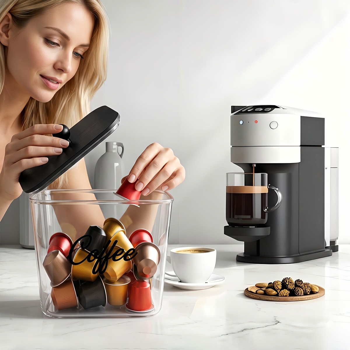 Organizador de Cápsulas de Caf - Coffee Equipment Organizer reseña y precio