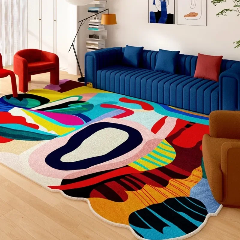Alfombra artística para sala d - Coffee Equipment At Home reseña y precio