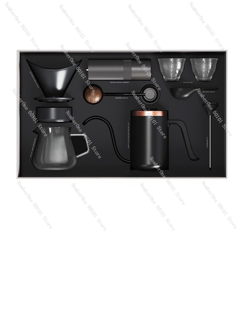Set de Cafetera Manual, Caja d - Coffee Equipment Gift reseña y precio