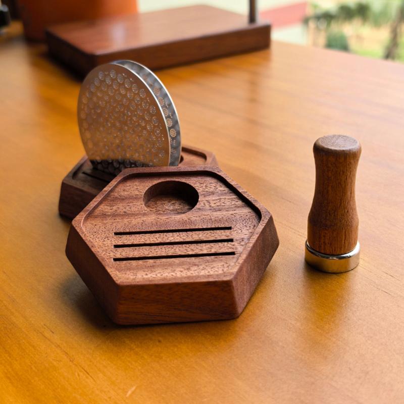 Soporte Universal de Madera He - Coffee Equipment Organizer reseña y precio