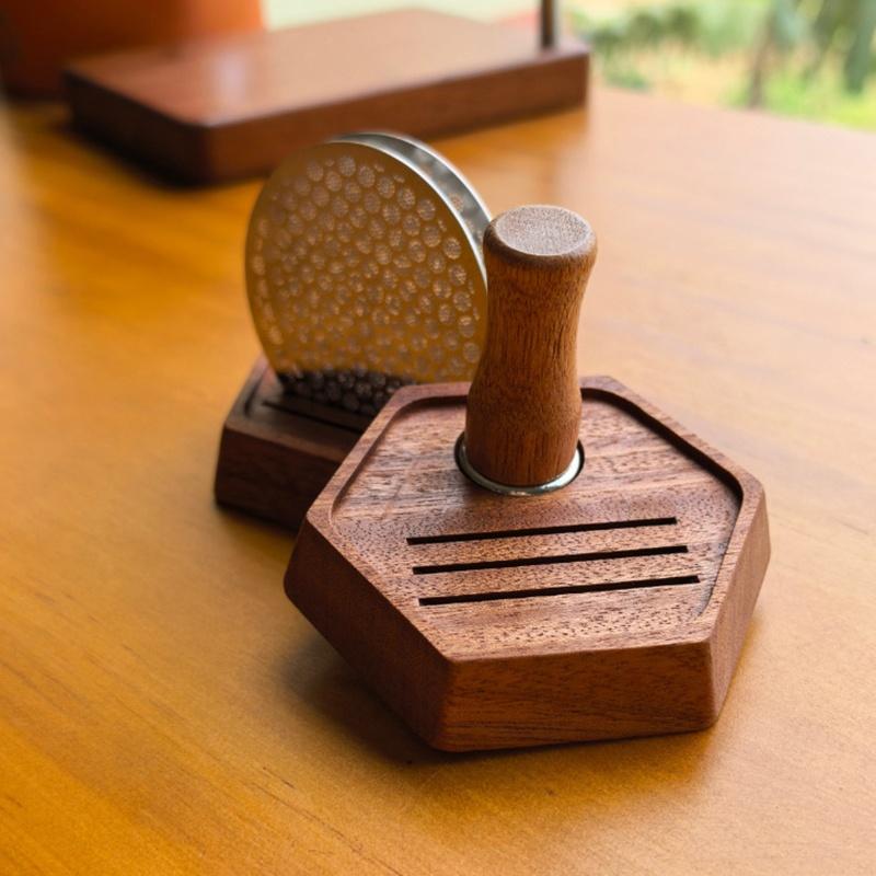 Soporte Universal de Madera He - Coffee Equipment Organizer reseña y precio