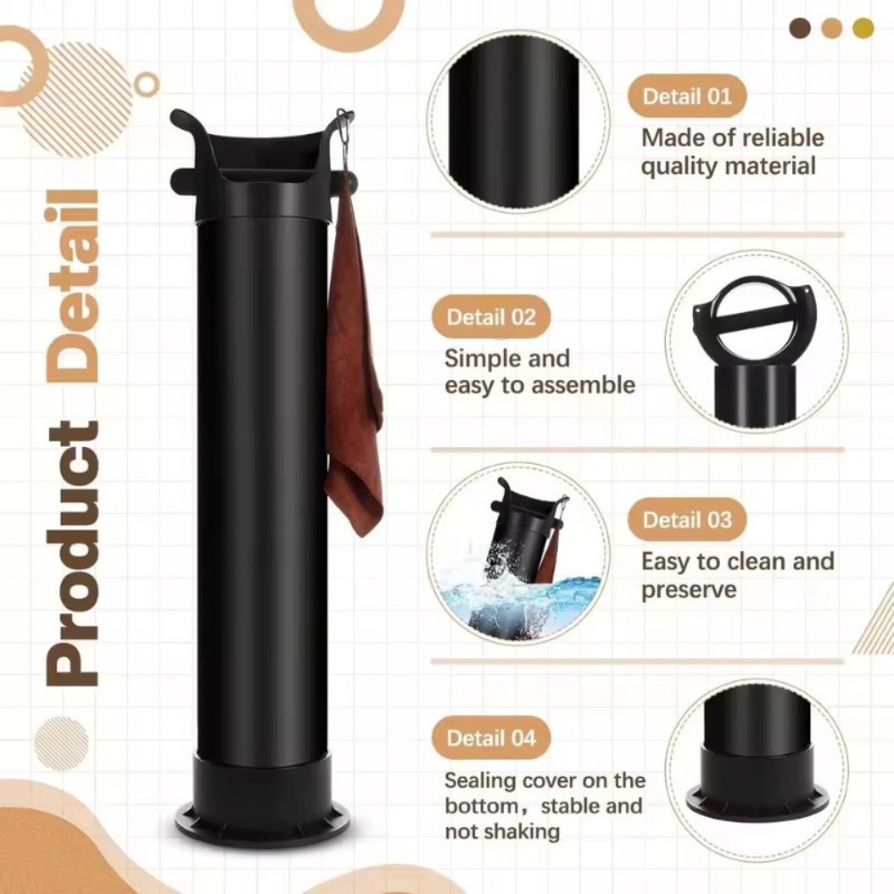 Caja de golpe de café de gran  - Coffee Equipment Organizer reseña y precio