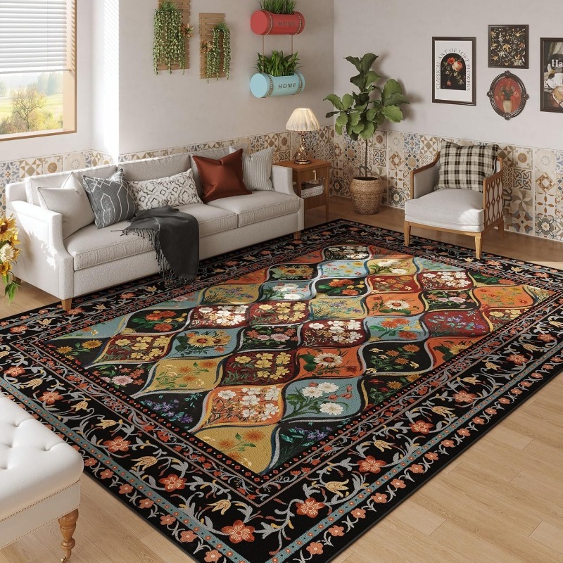 Alfombra bohemia con estampado - Coffee Equipment At Home reseña y precio
