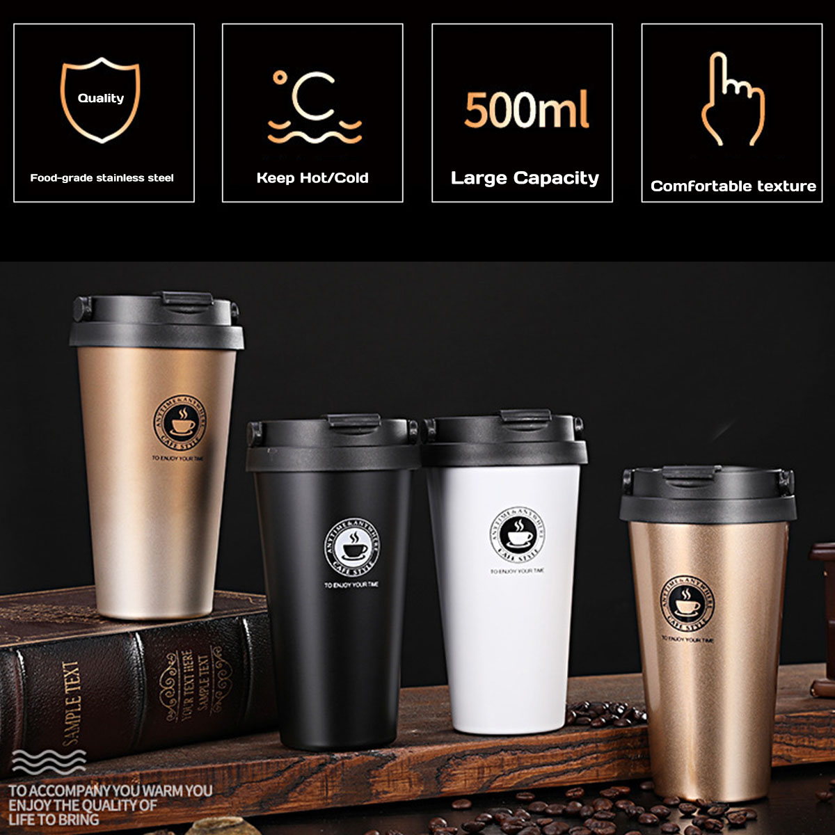 Taza de Café de Viaje Aislada  - Coffee Equipment Gift reseña y precio